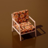 Printed Half Panama CLEMONE Orange / Peach